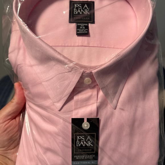 3-Pack Jos A Bank Dress Shirts 19-35 NWT - Picture 3 of 4